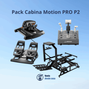 Pack Simulador de vuelo Cabina Motion PRO P2