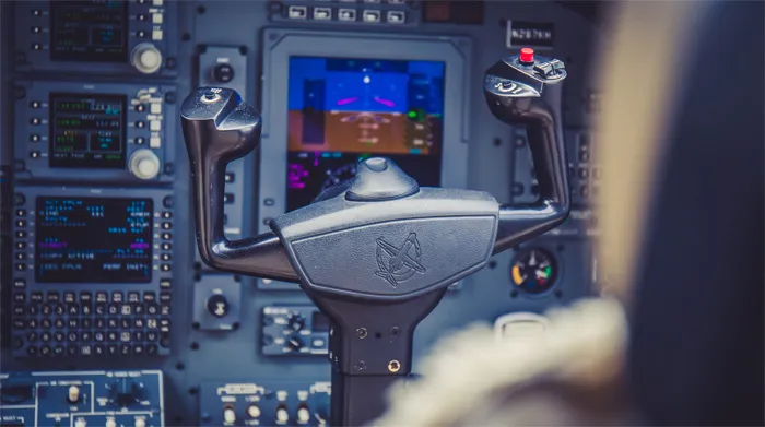 Volante para Simulador de Vuelo