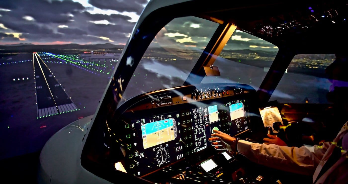 Simuladores de vuelo reales